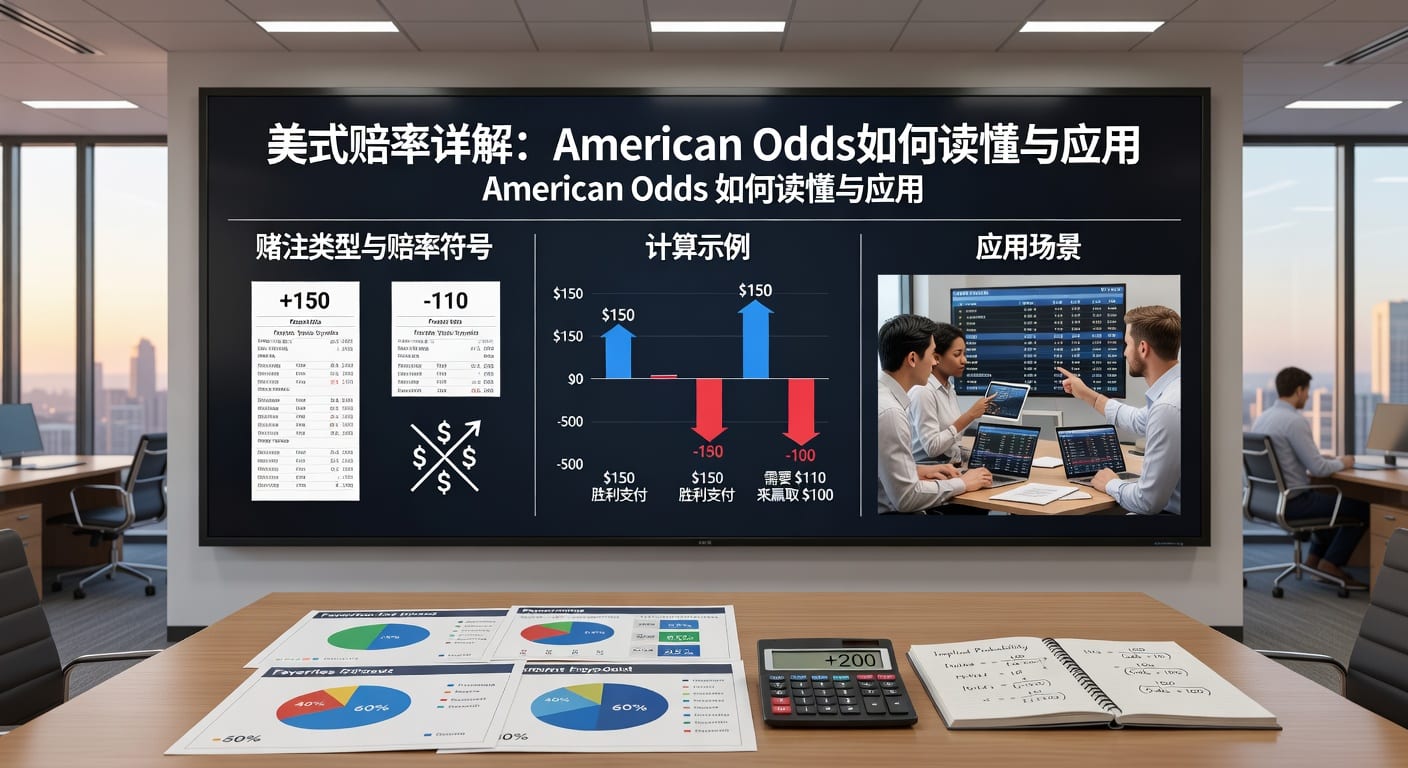美式赔率 american odds 详解与换算