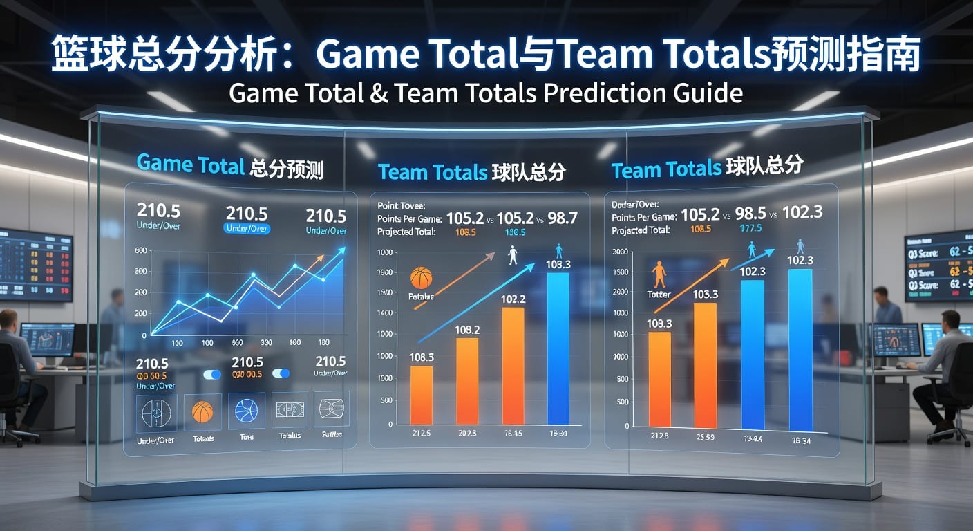 篮球总分 game total team totals 实战读法与投注技巧